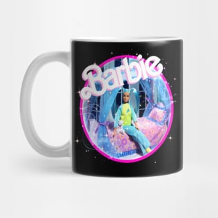 Y2k aesthetics blue hair glow bedroom Mug